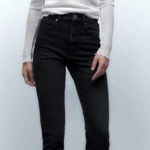 Zara Black Mom Jean
